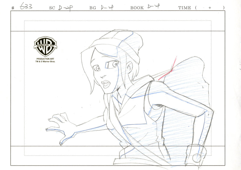 The Zeta Project Original Production Drawing: Ro