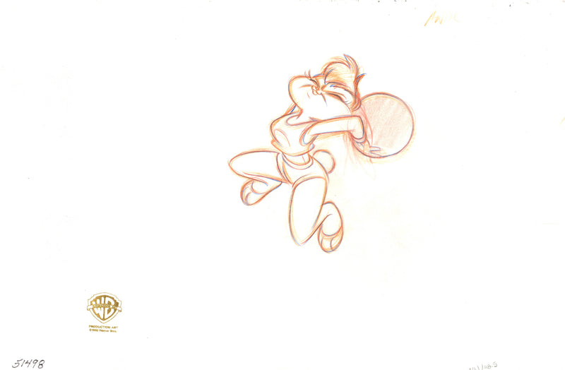 Space Jam Original Production Drawing: Lola