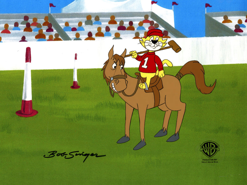 Top Cat Original Production Cel signed by Bob Singer: Top Cat