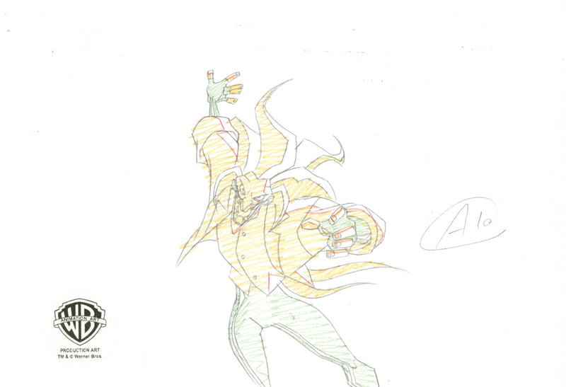 The Batman Original Production Drawing: Joker