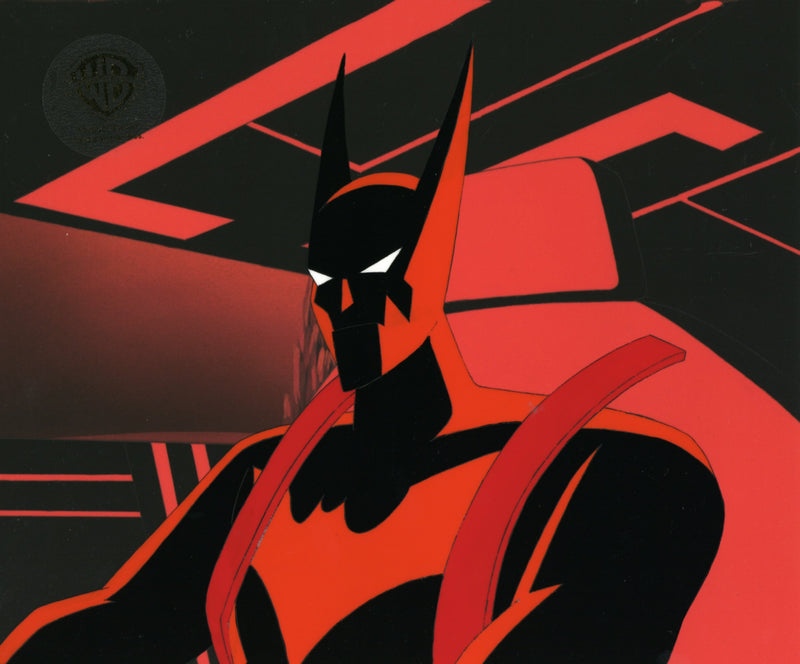 Batman Beyond Original Production Cel with Matching Drawing: Batman