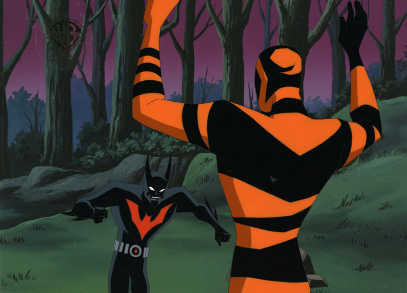 Batman Beyond Original Production Cel with Matching Drawing: Batman, Spellbinder