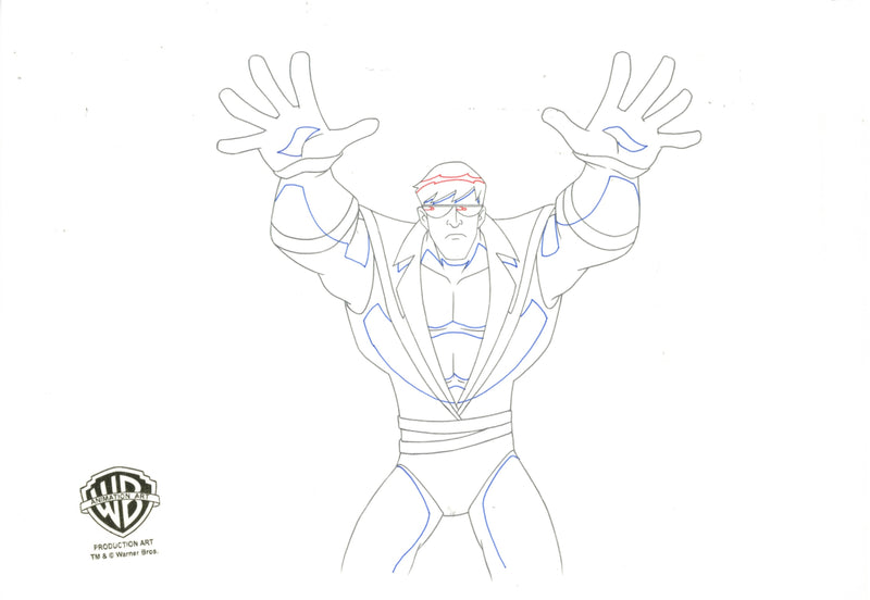 Justice League Unlimited Original Production Drawing: Vibe