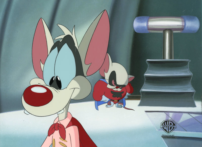 Pinky And The Brain Original Production Cel: Pinky, Brain