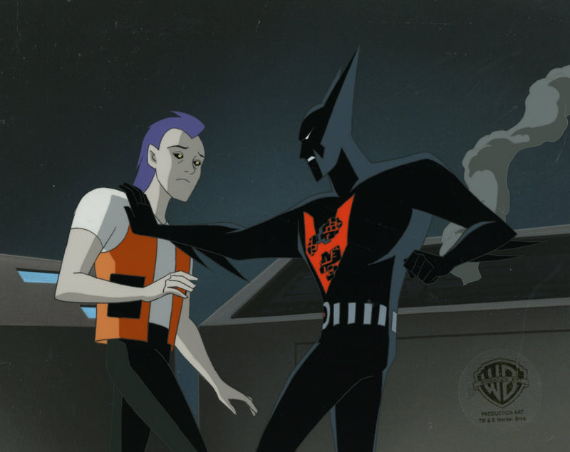 Batman Beyond Original Production Cel with Matching Drawing: Batman, Ollie