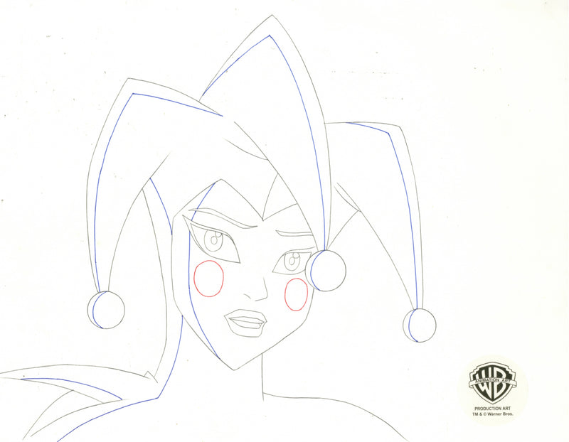 The Batman Original Production Drawing: Harley Quinn