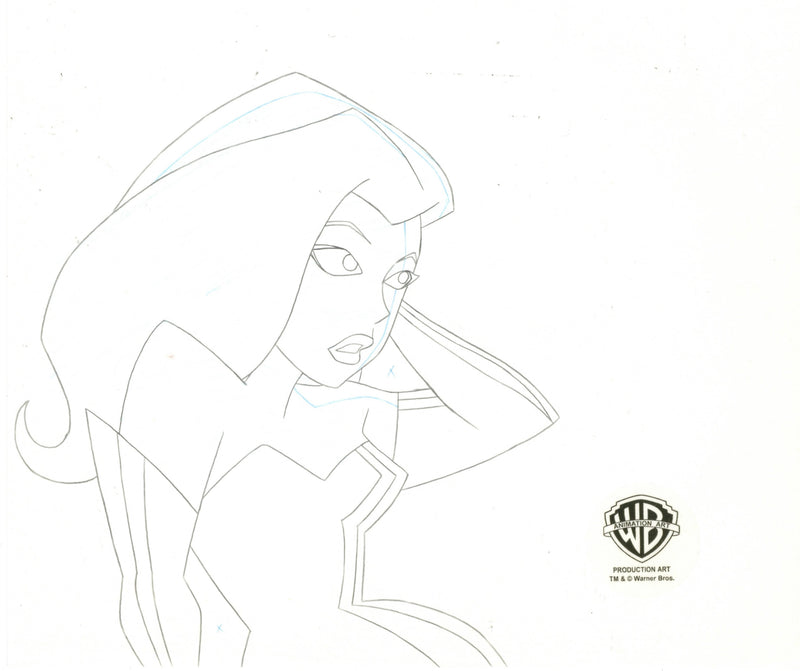 The New Batman Adventures Original Production Drawing: Poison Ivy