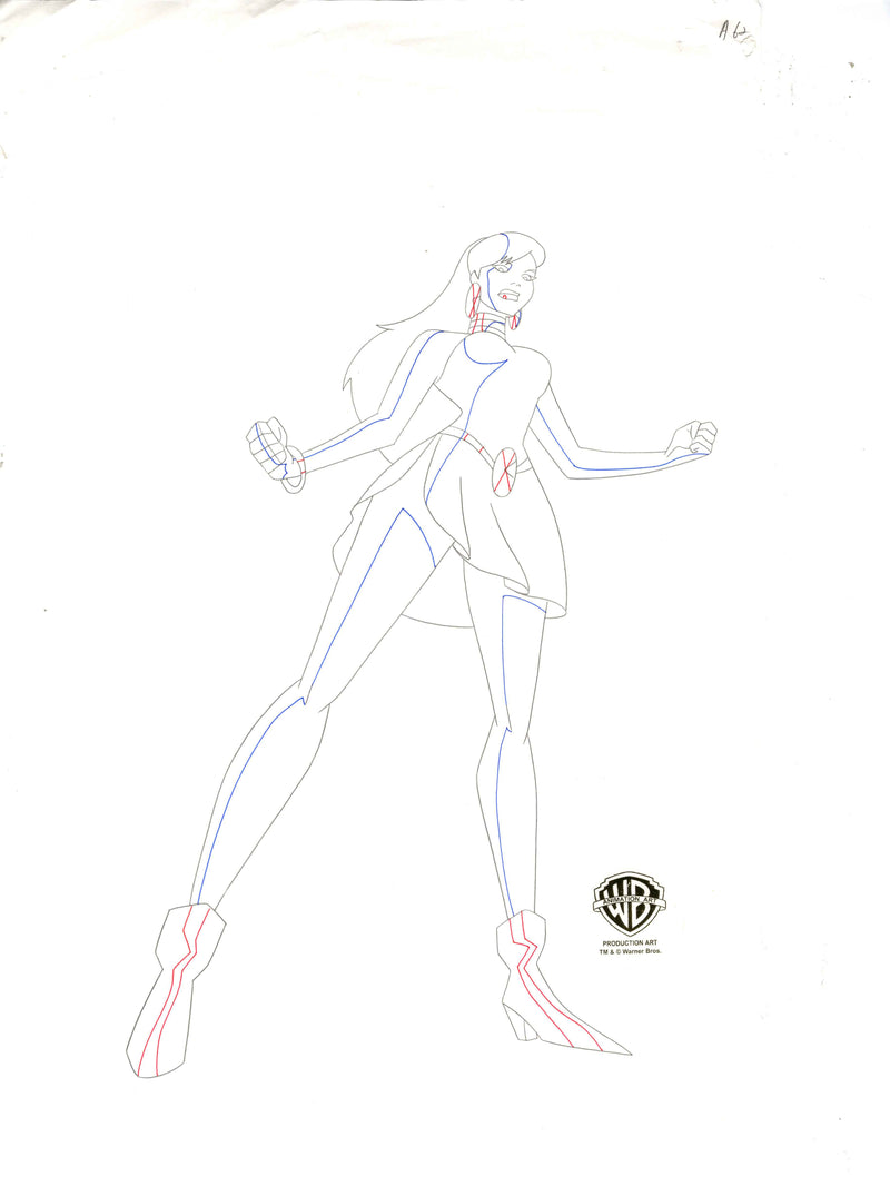 Justice League Original Production Drawing (Panoramic): Giganta