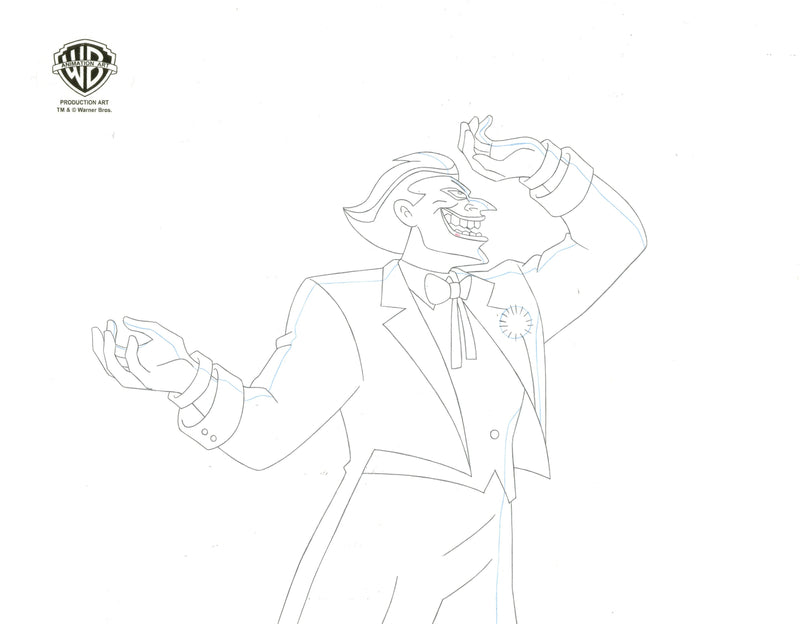 Static Shock Original Production Drawing: Joker