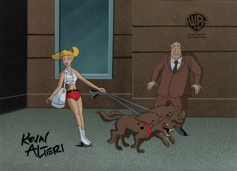 Batman The Animated Series Original Production Cel Signed By Kevin Altieri: Harleen