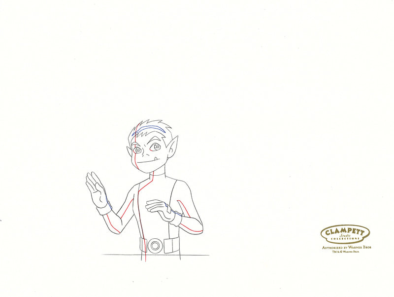 Teen Titans Original Production Drawing: Beast Boy