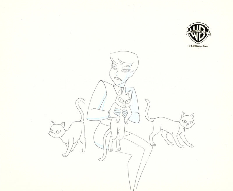 The New Batman Adventures Original Production Drawing: Selina Kyle