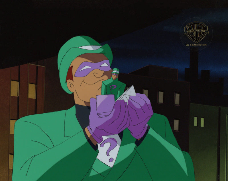 Batman The Animated Series Original Production Cel: Riddler