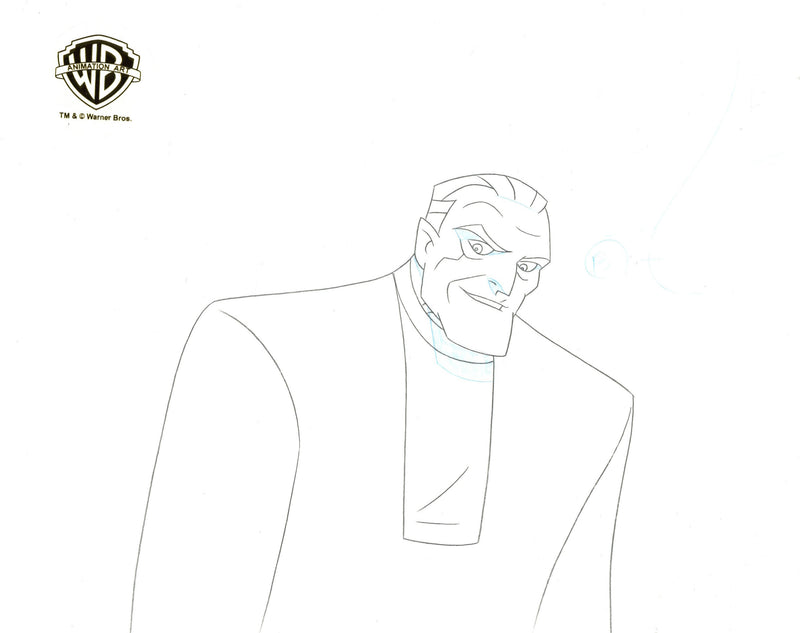 Batman Beyond Original Production Cel with Matching Drawings: Terry, Bruce