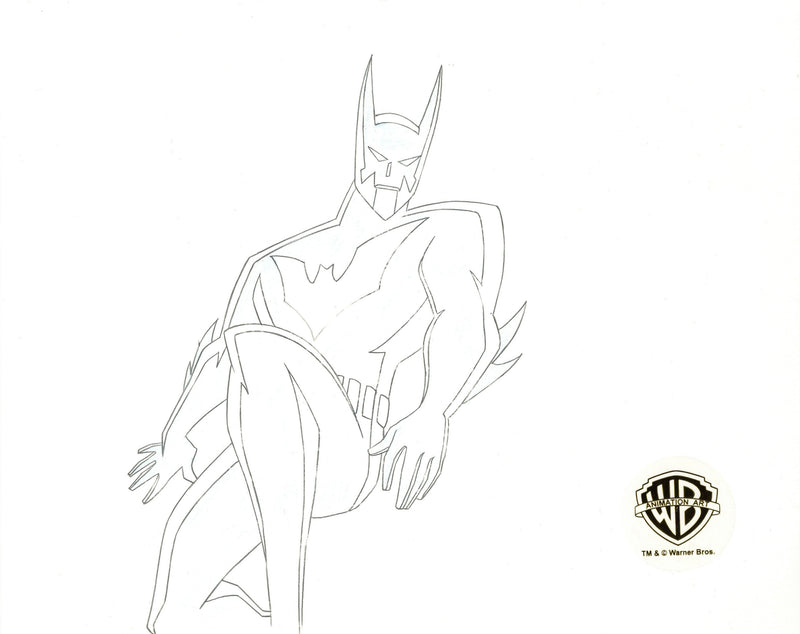 Batman Beyond Original Production Drawing: Batman