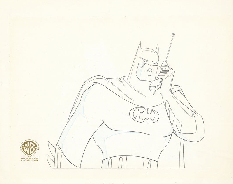 Batman The Animated Series Original Production Drawing: Batman
