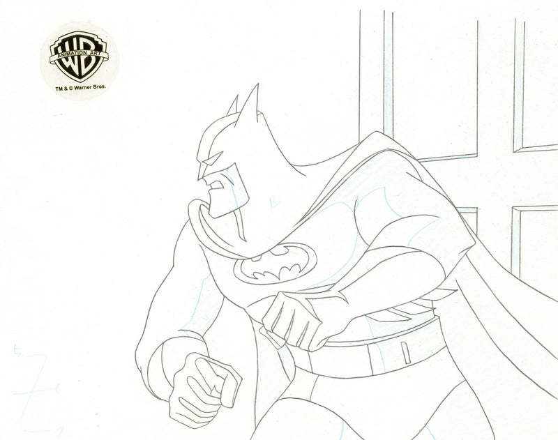 Batman The Animated Series Original Production Drawing: Batman