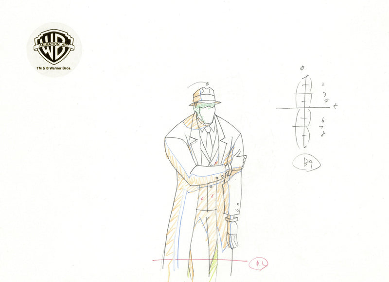 Justice League Unlimited Original Production Drawing: The Question