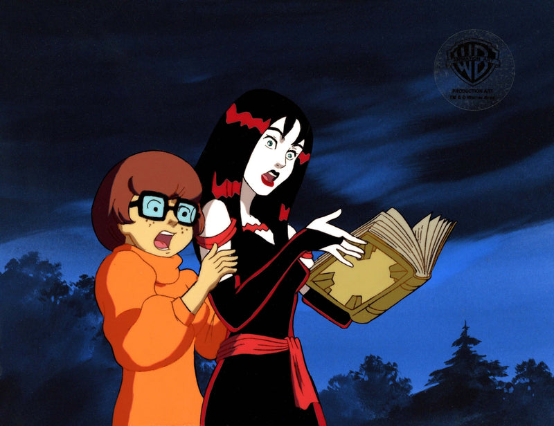 Scooby-Doo and the Witch's Ghost Original Production Cel With Matching Drawing: Velma, Thorn