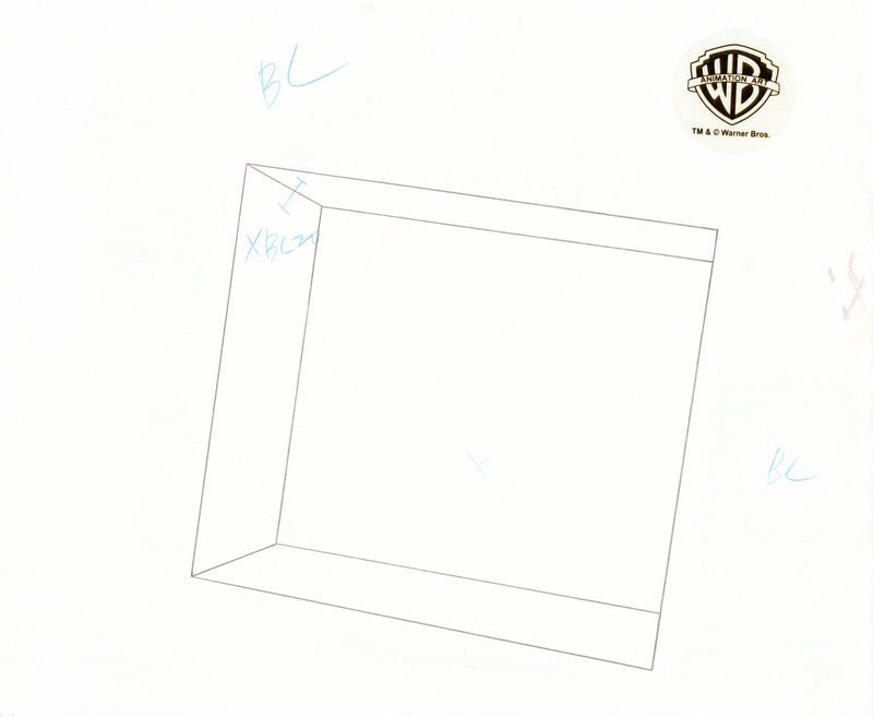 Batman Beyond Original Production Cel with Matching Drawings: Batman, Dana Tan
