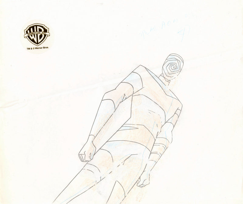Batman Beyond Original Production Cel with Matching Drawing: Spellbinder