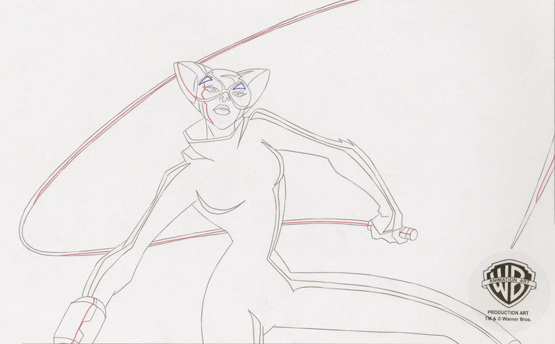 The Batman Original Production Drawing: Catwoman