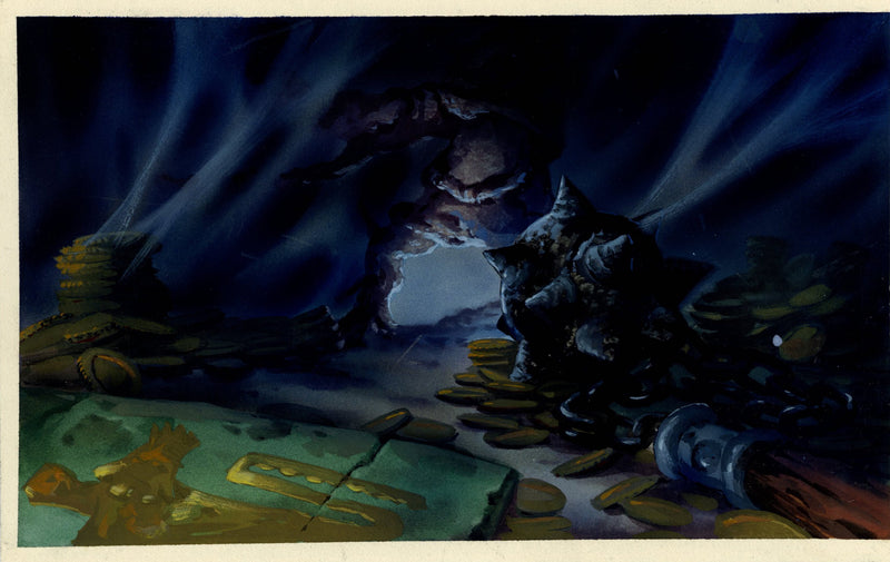 Thumbelina Original Concept Painting: Background Key