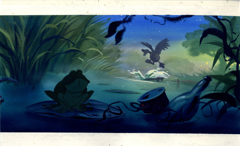 Thumbelina Original Concept Painting: Background Key