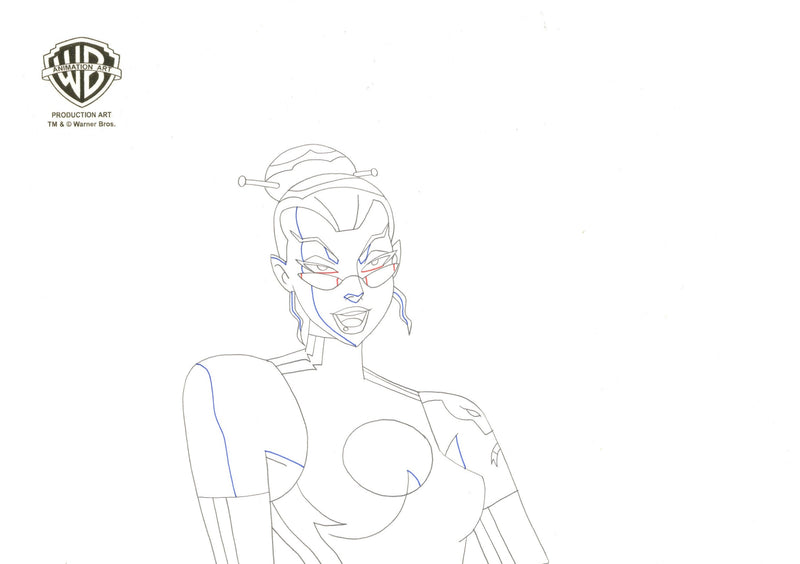Justice League Unlimited Original Production Drawing: Roulette