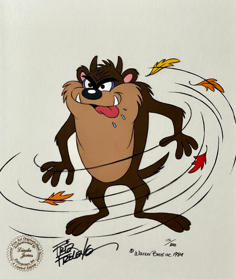 Looney Tunes Limited Edition Cel Signed by Chuck Jones: Taz