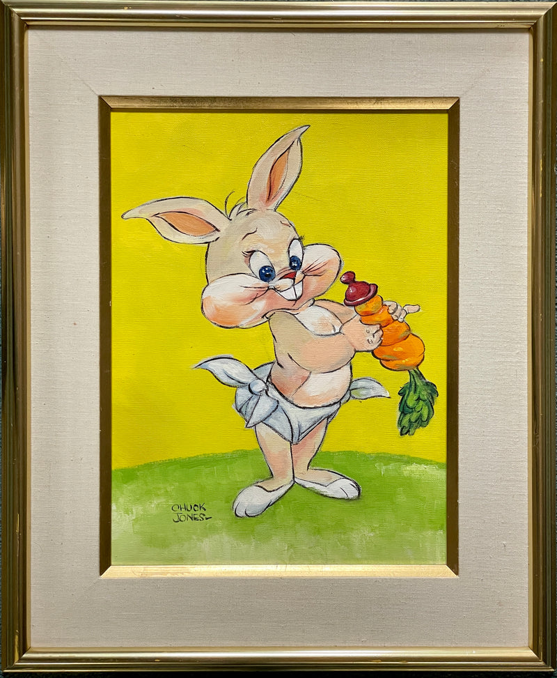 Looney Tunes Original Oil Painting by Chuck Jones : Baby Bugs