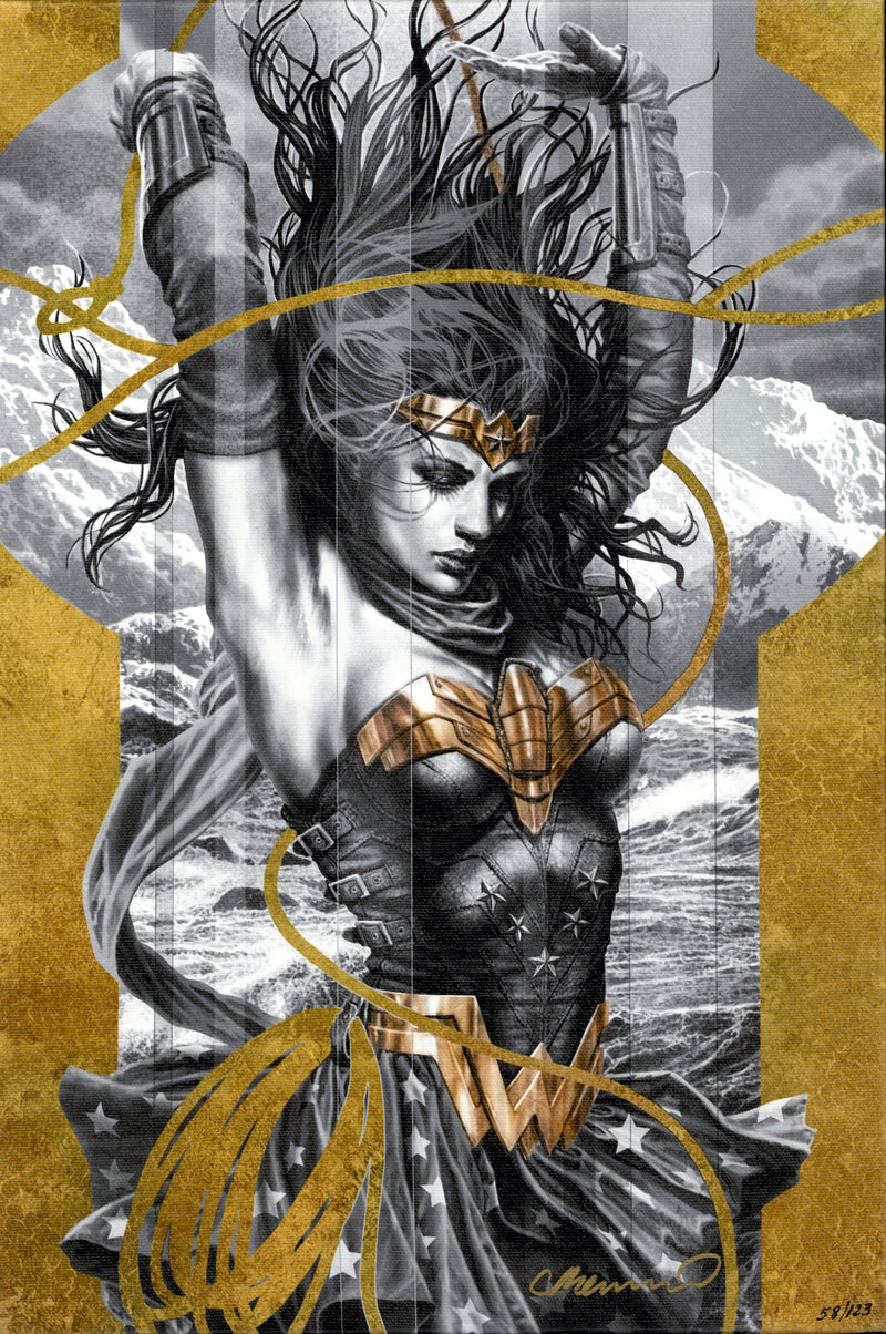 Mighty Mini Set: Wonder Woman Black and Gold / The Batman (Signed & Remarqued)