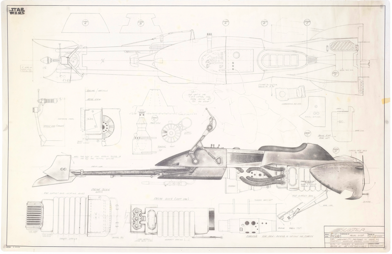 Star Wars: Return of the Jedi Speederbike Concept
