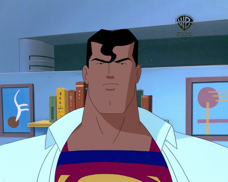 Superman The Animated Series Original Production Cel: Superman
