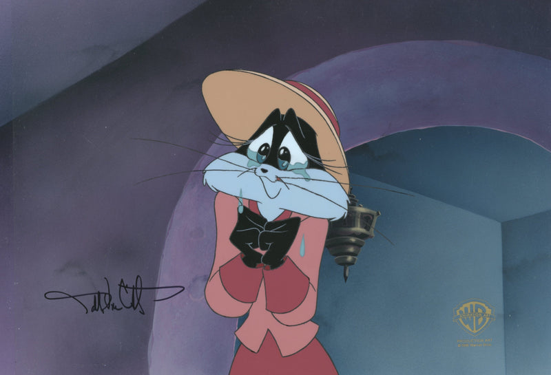 Looney Tunes Original Production Cel signed by Darrell Van Citters: Penelope Pussycat