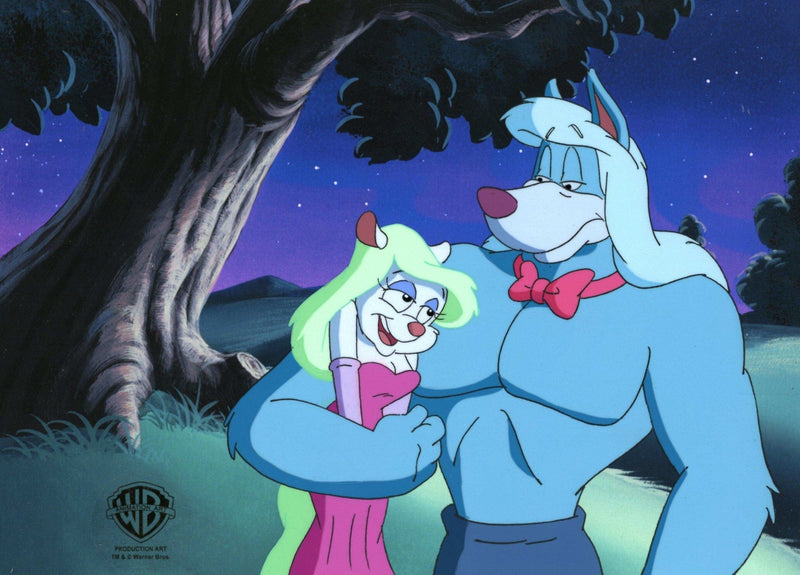 Animaniacs Original Production Cel: Minerva and Wilford B. Wolf - Choice Fine Art