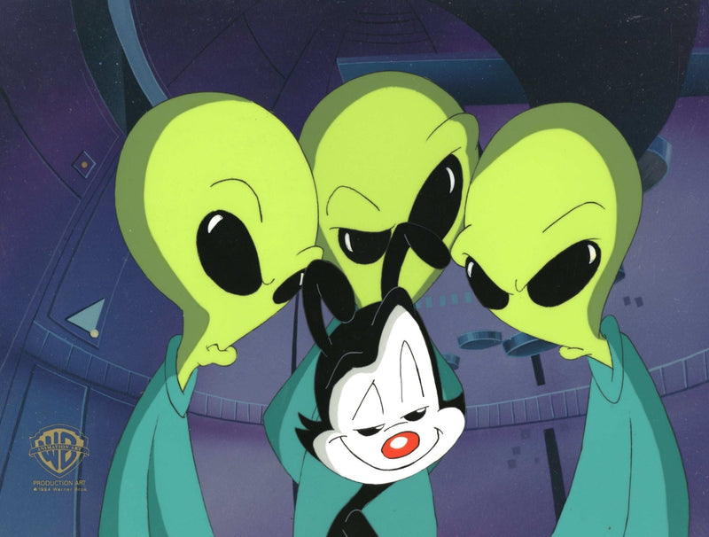 Animaniacs Original Production Cel: Yakko and Aliens - Choice Fine Art