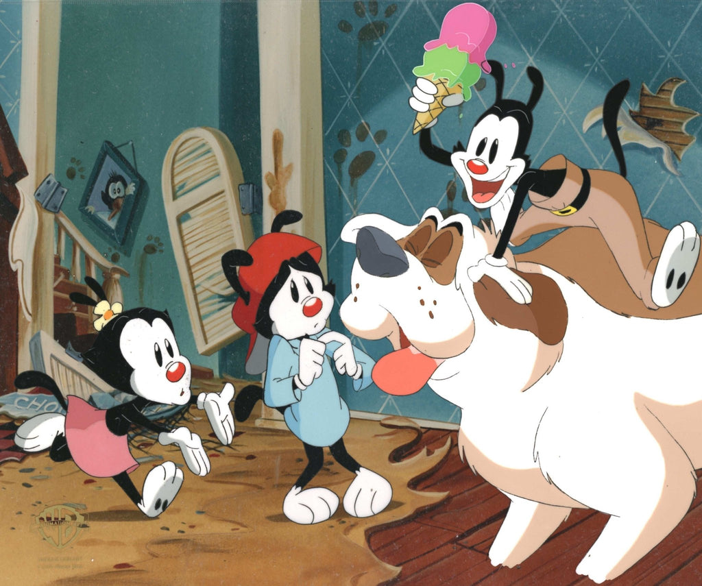 Animaniacs Original Production Cel: Yakko, Wakko, and Dot - Choice Fine Art
