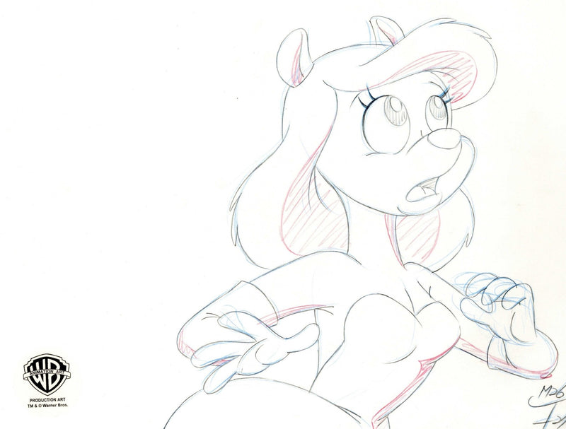 Animaniacs Original Production Drawing: Minerva - Choice Fine Art