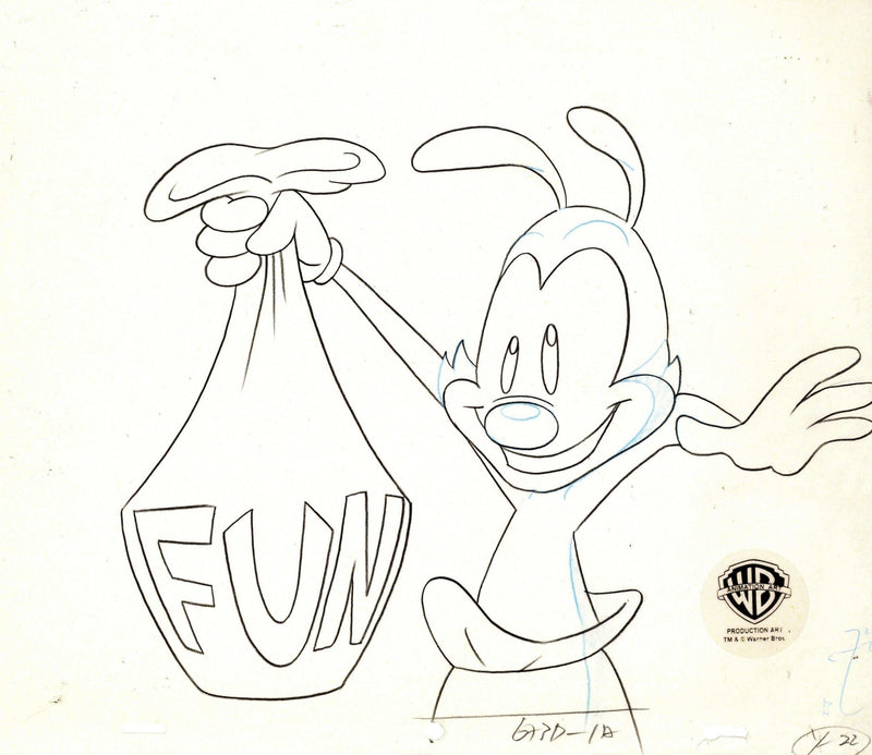 Animaniacs Original Production Drawing: Yakko - Choice Fine Art