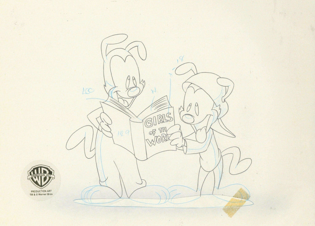 Animaniacs Original Production Drawing: Yakko and Wakko - Choice Fine Art