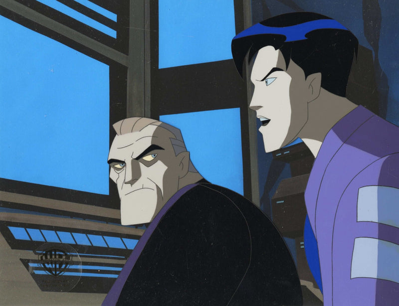 Batman Beyond Original Production Cel: Bruce Wayne and Terry McGinnis - Choice Fine Art