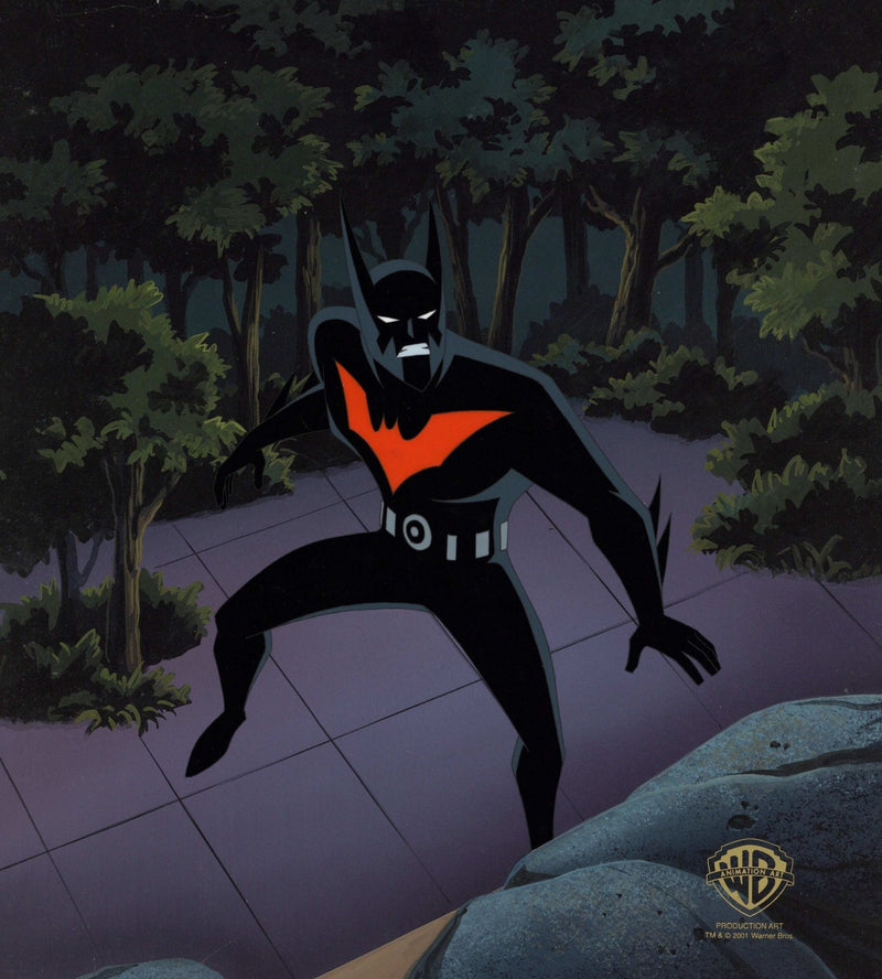 Batman Beyond Original Production Cel on Original Background: Batman - Choice Fine Art