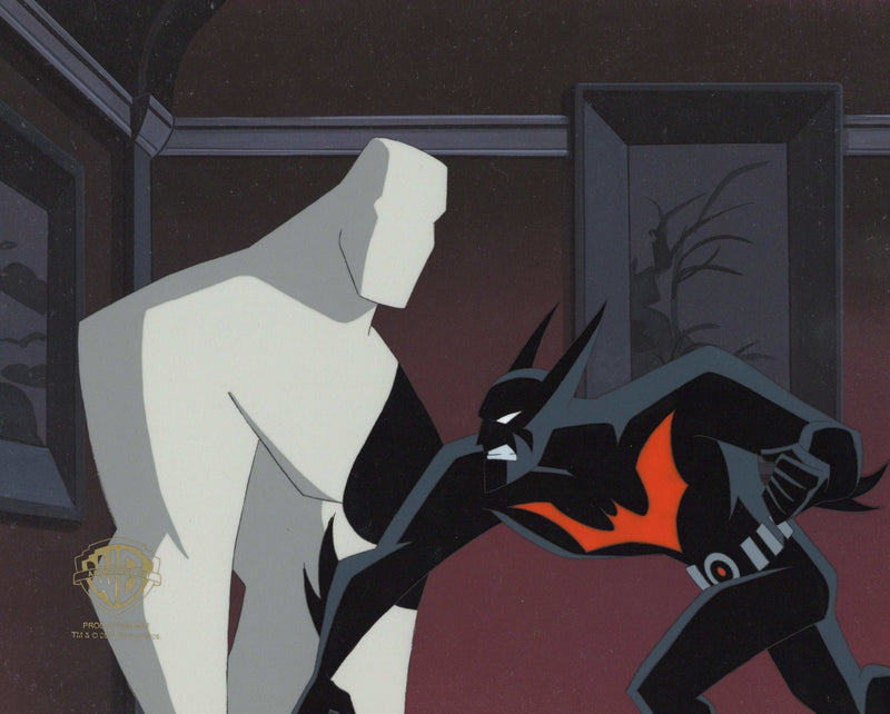 Batman Beyond Original Production Cel on Original Background: Batman and Ace - Choice Fine Art