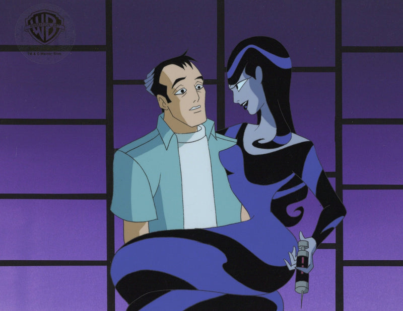 Batman Beyond Original Production Cel on Original Background: Inque and Aaron Herbst - Choice Fine Art