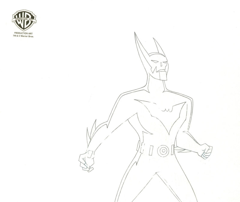 Batman Beyond Original Production Cel with Matching Drawing: Batman - Choice Fine Art