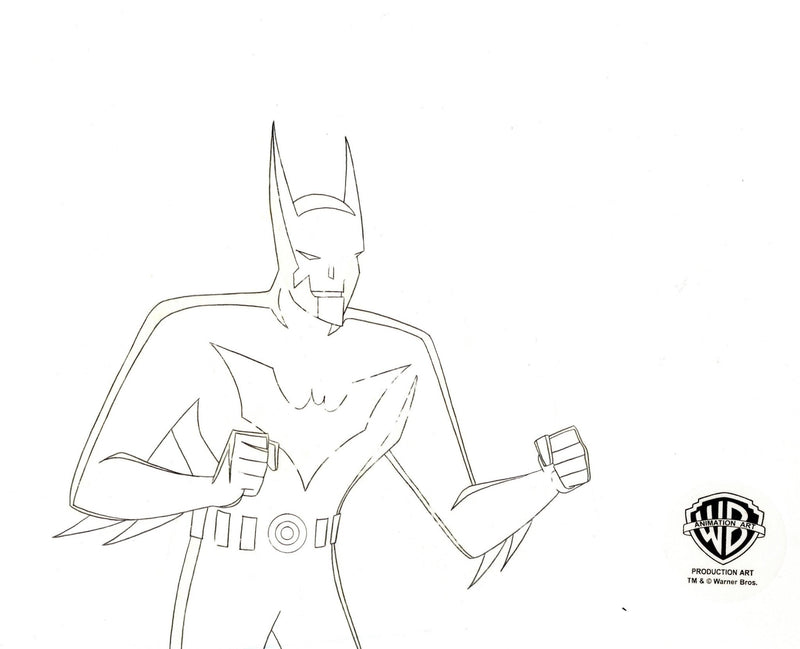 Batman Beyond Original Production Cel with Matching Drawing: Batman - Choice Fine Art