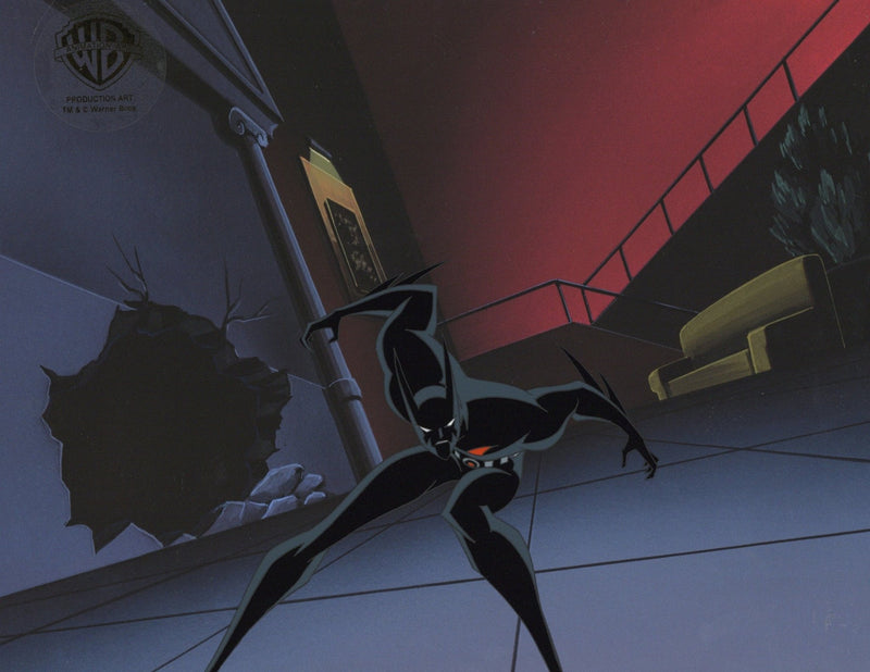 Batman Beyond Original Production Cel with Matching Drawing: Batman - Choice Fine Art