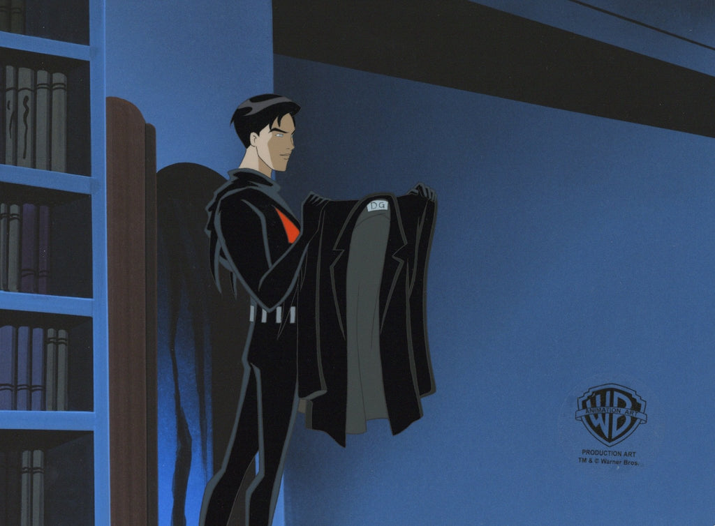 Batman Beyond Original Production Cel with Matching Drawing: Terry McGinnis - Choice Fine Art