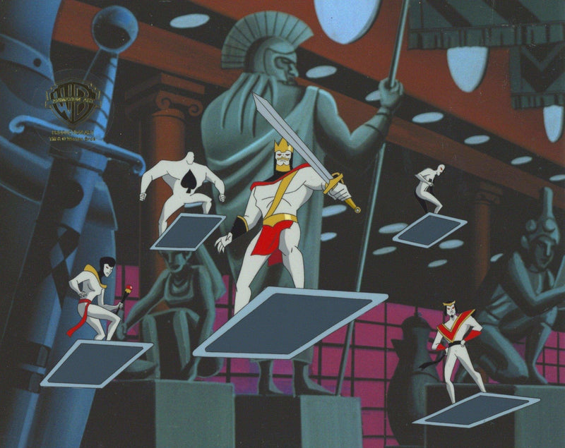 Batman Beyond Original Production Cel With Matching Drawing: The Royal Flush Gang - Choice Fine Art